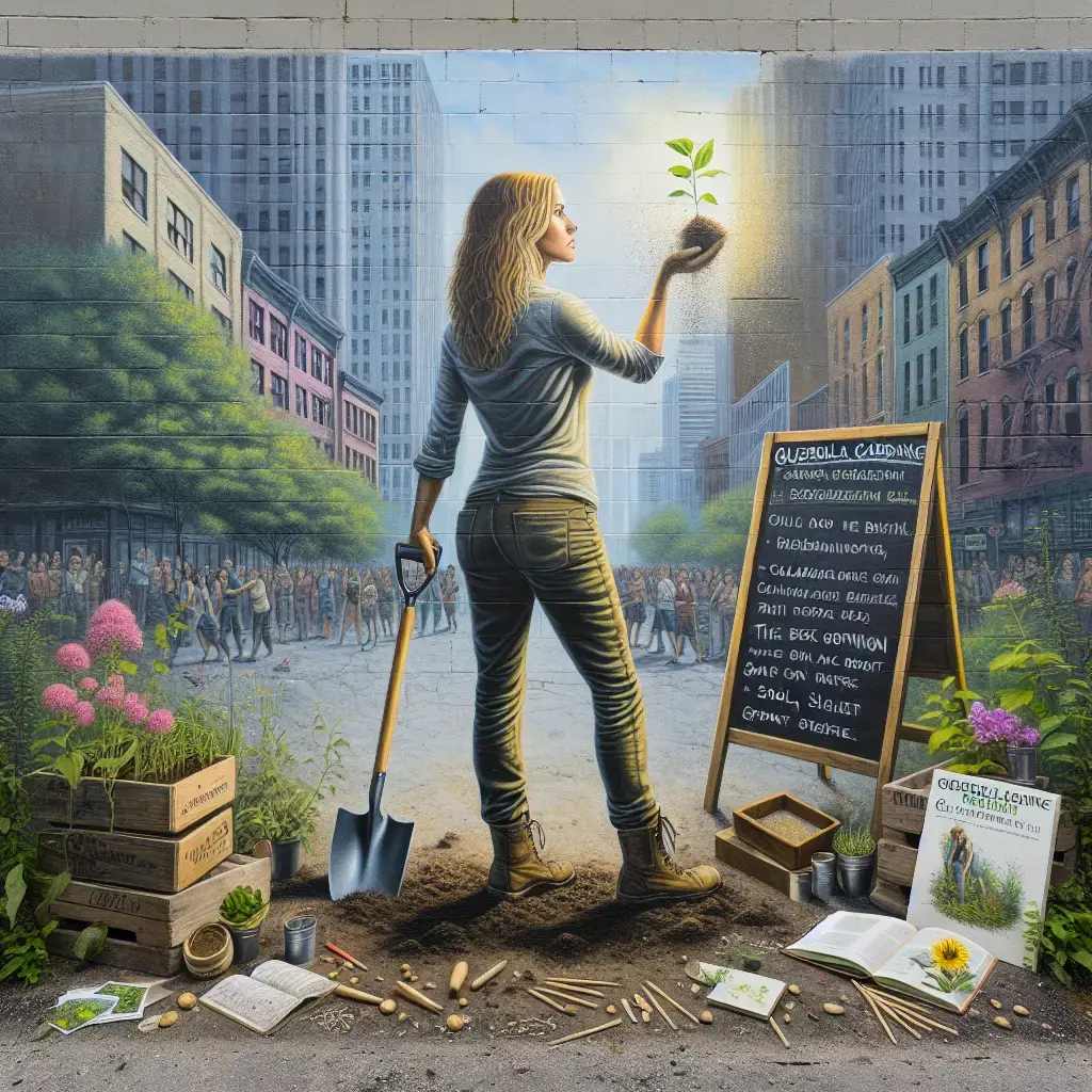 Image that represents the author Emma Lawson, a renowned blogger specializing in Guerilla Gardening